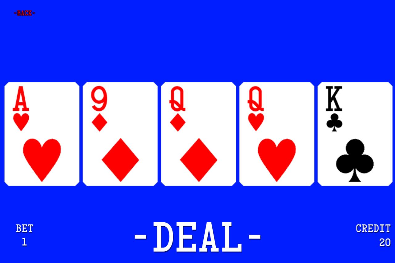 How to Play Different Types of Video Poker